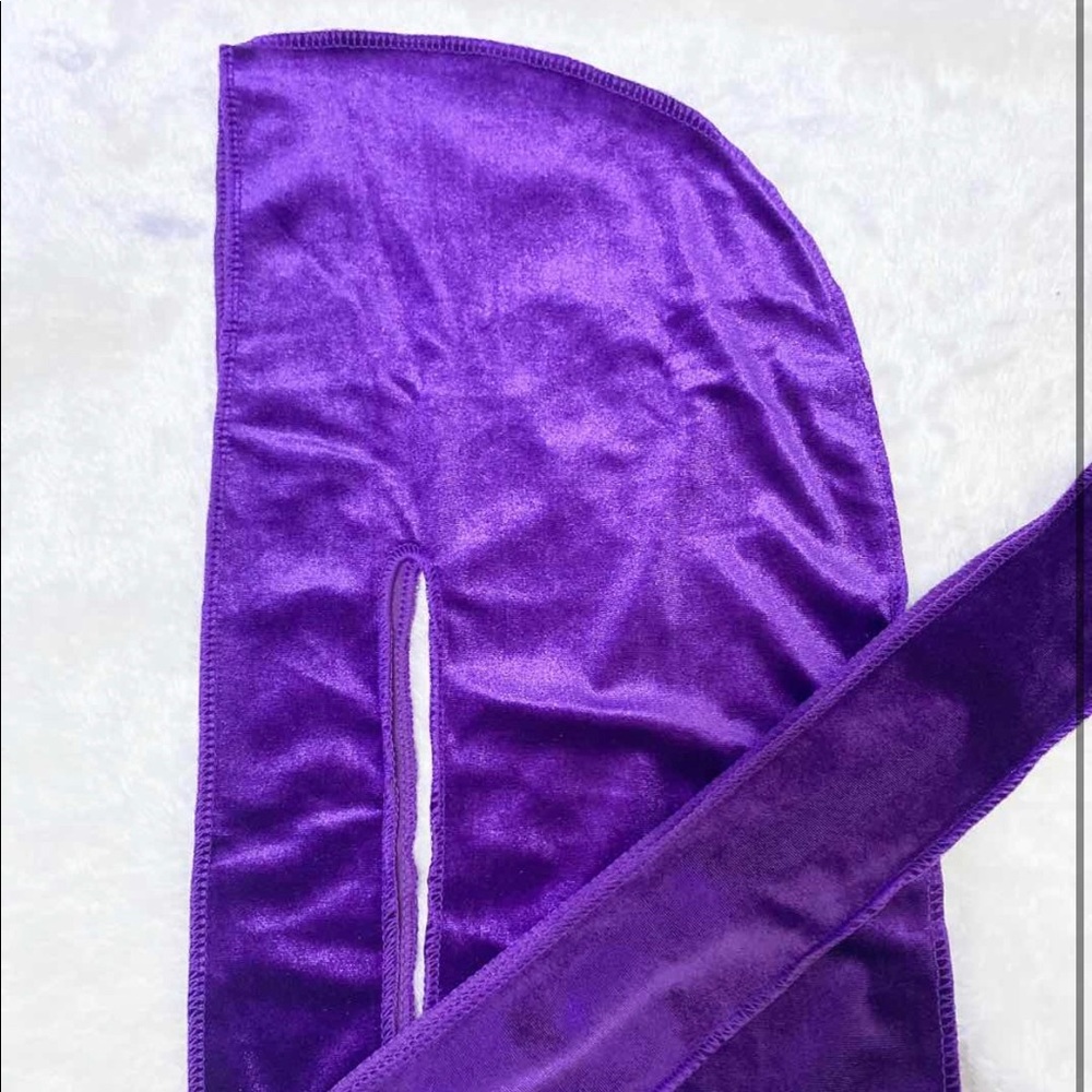Purple Velvet Durag